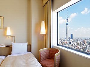 窓から東京スカイツリーが見えるホテル